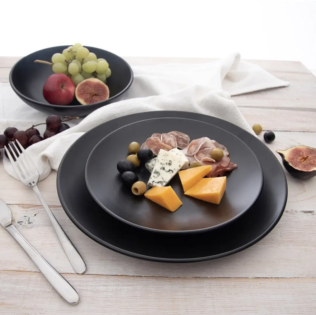 Orion Keramisch Bord 27cm - Zwart