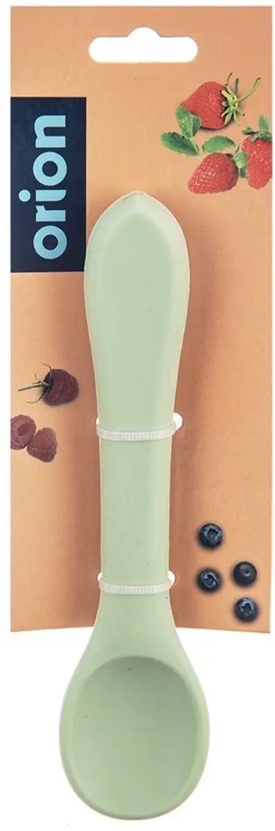 Orion Siliconen Kinderlepel - 14 cm - Groen
