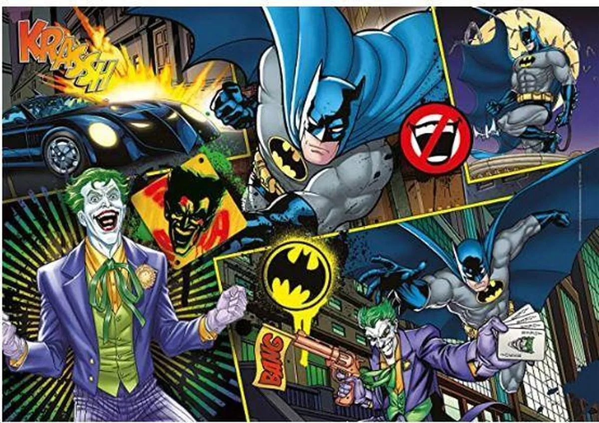 Clementoni Batman Puzzel 104 Stukjes - Multicolor