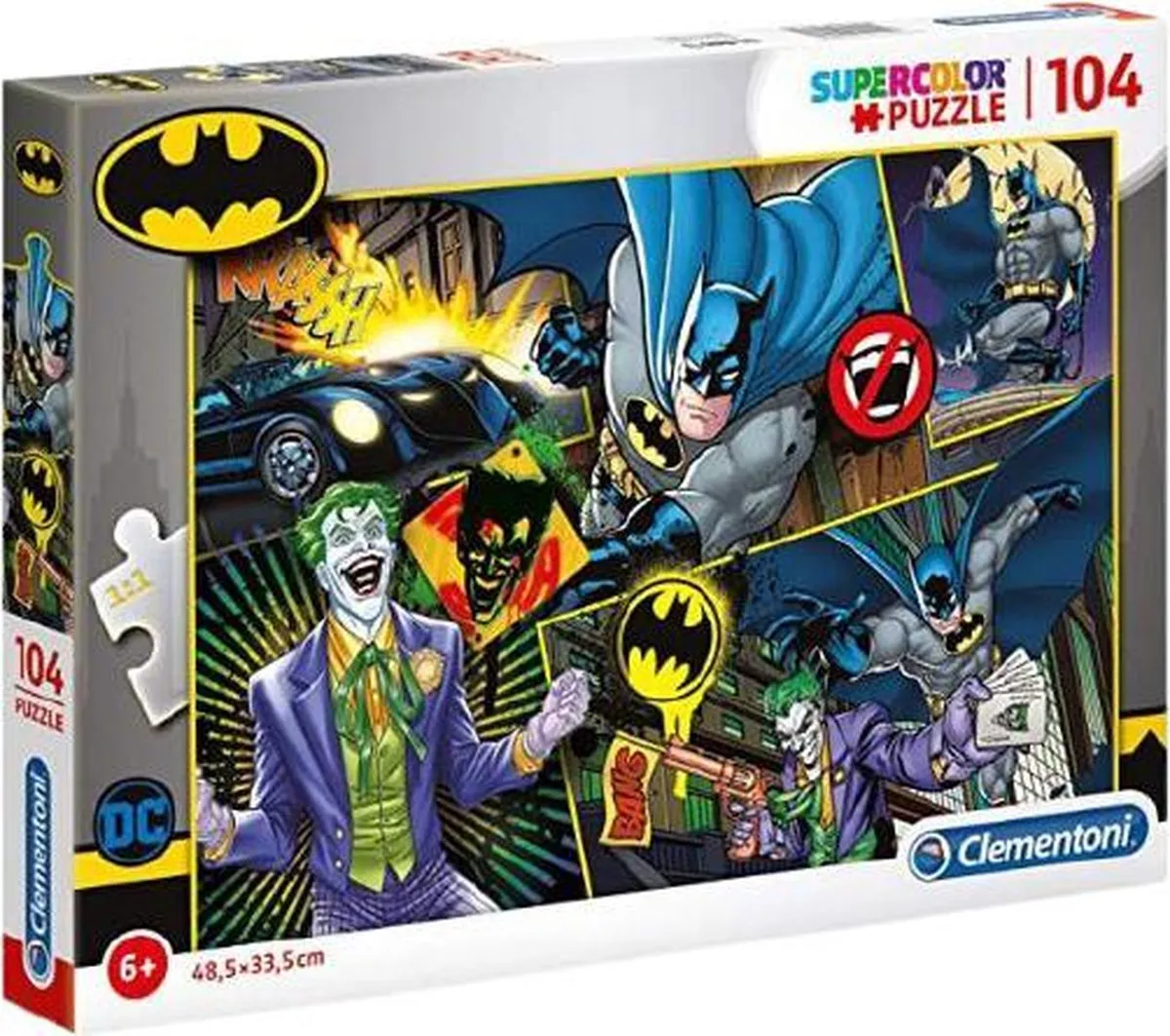 Clementoni Batman Puzzel 104 Stukjes