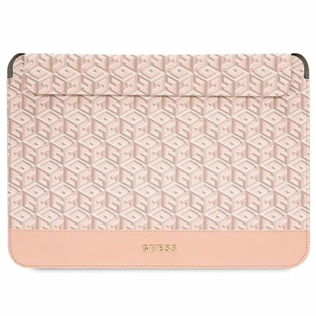 Guess G-Cube Sleeve MacBook 14" - Roze