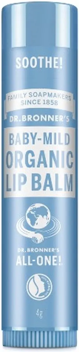 Dr. Bronner's Stick Baby Mild Lip Balm 4ml