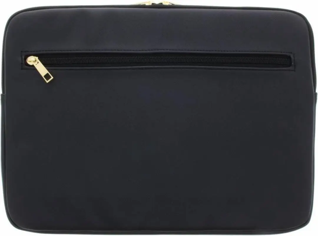 GUESS Saffiano Sleeve Case 11 inch - Zwart - 2 Vakken