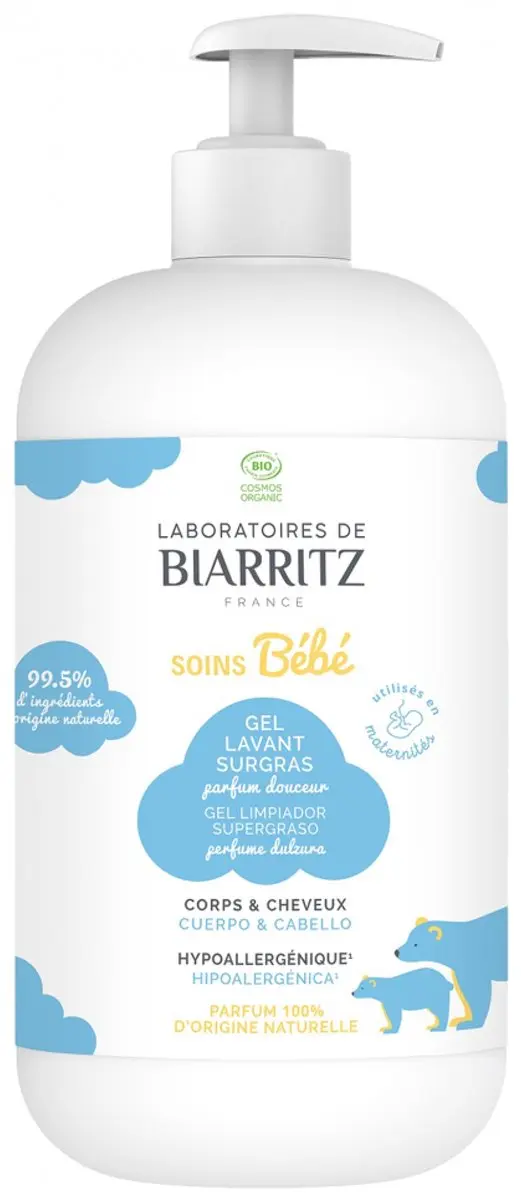 Laboratoires de Biarritz Organic Gentle Wasgel 500ml
