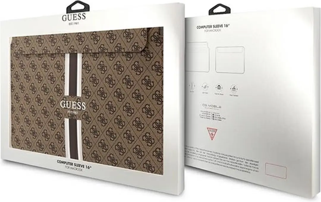 Guess GUCS16P4RPSW Hoes MacBook 16" - Bruin Printed Stripe