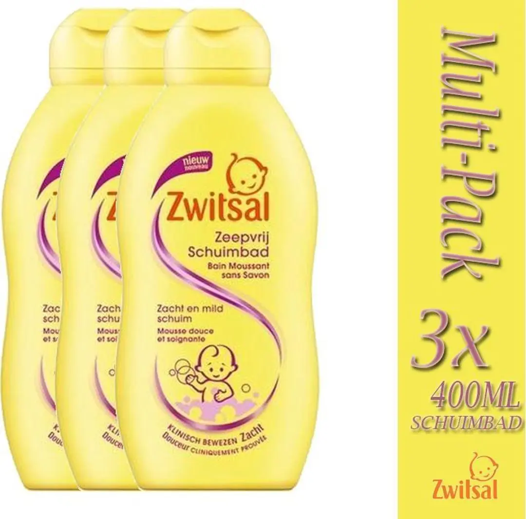 Zwitsal Schuimbad Zeepvrij 400ml