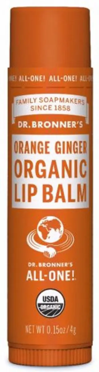 Dr. Bronner's Lippenbalsem Orange Ginger Organic