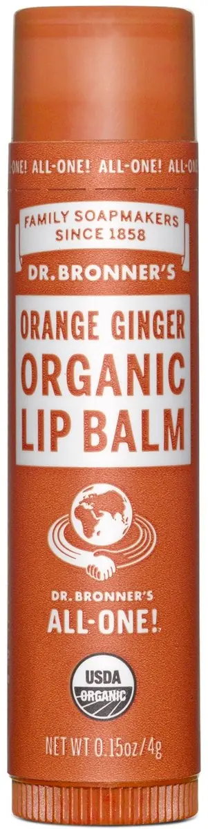 Dr. Bronner's Lippenbalsem Orange Ginger Organic - 4g