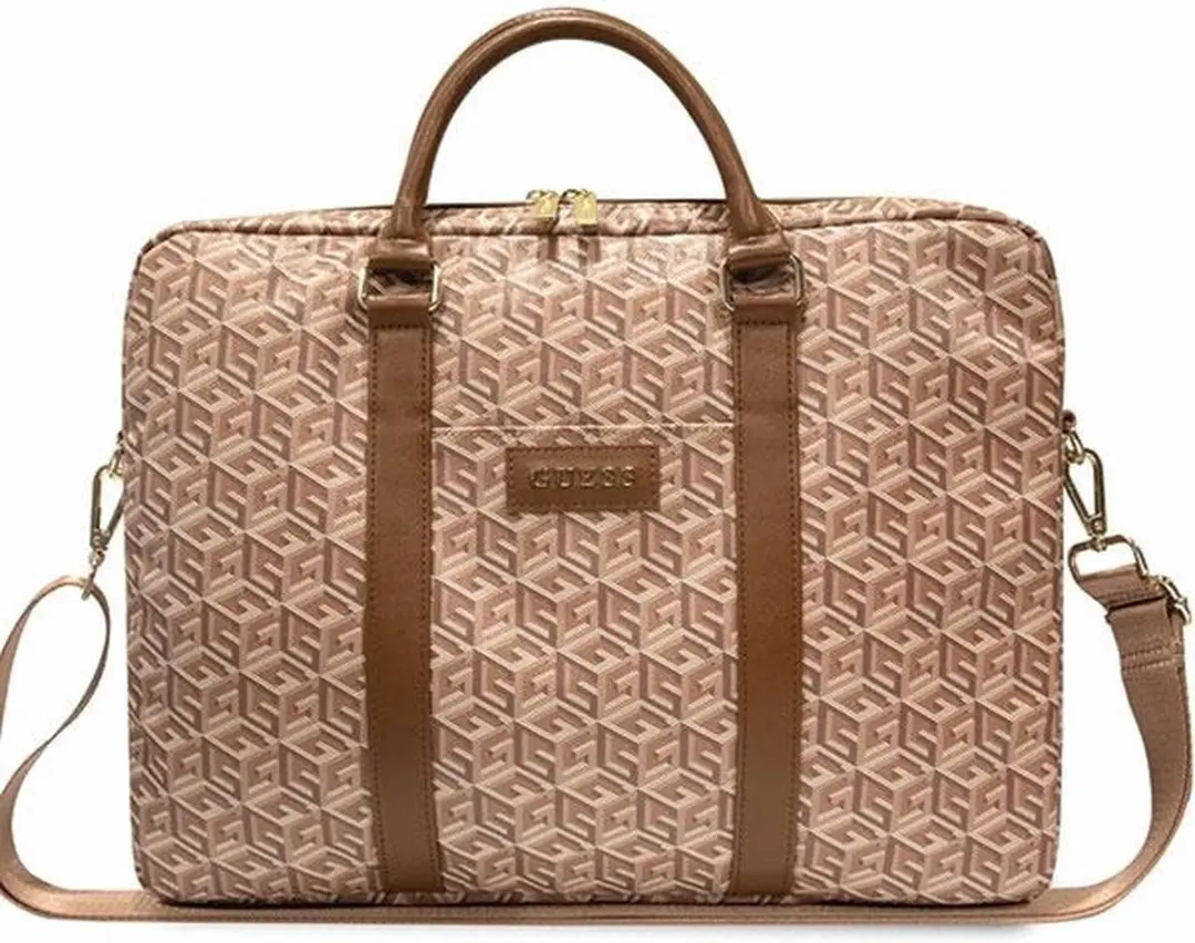 Guess G-Cube Laptoptas GUCB15HGCFSEW - 16 Inch - Bruin