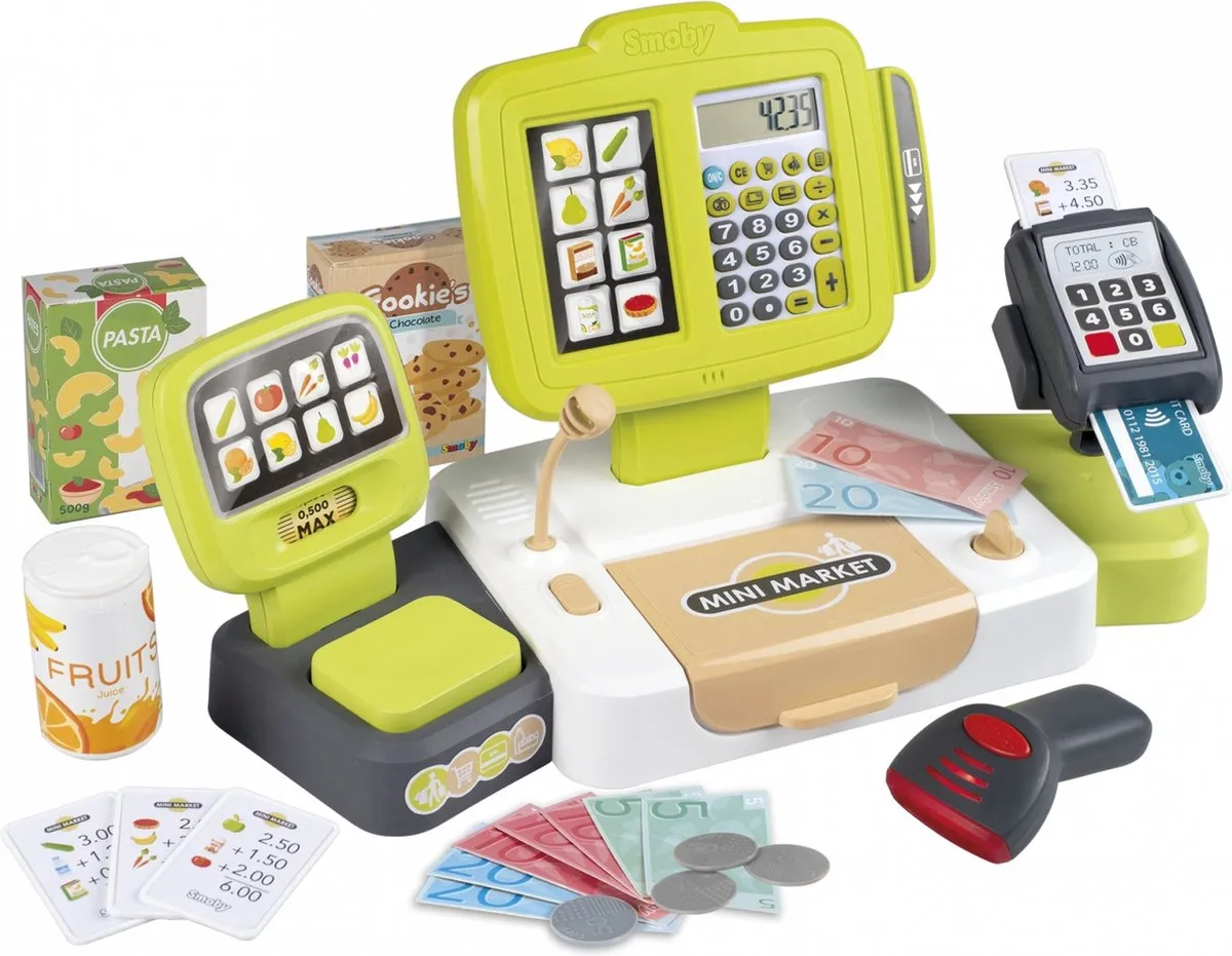 Smoby Elektronische Supermarkt Kassa
