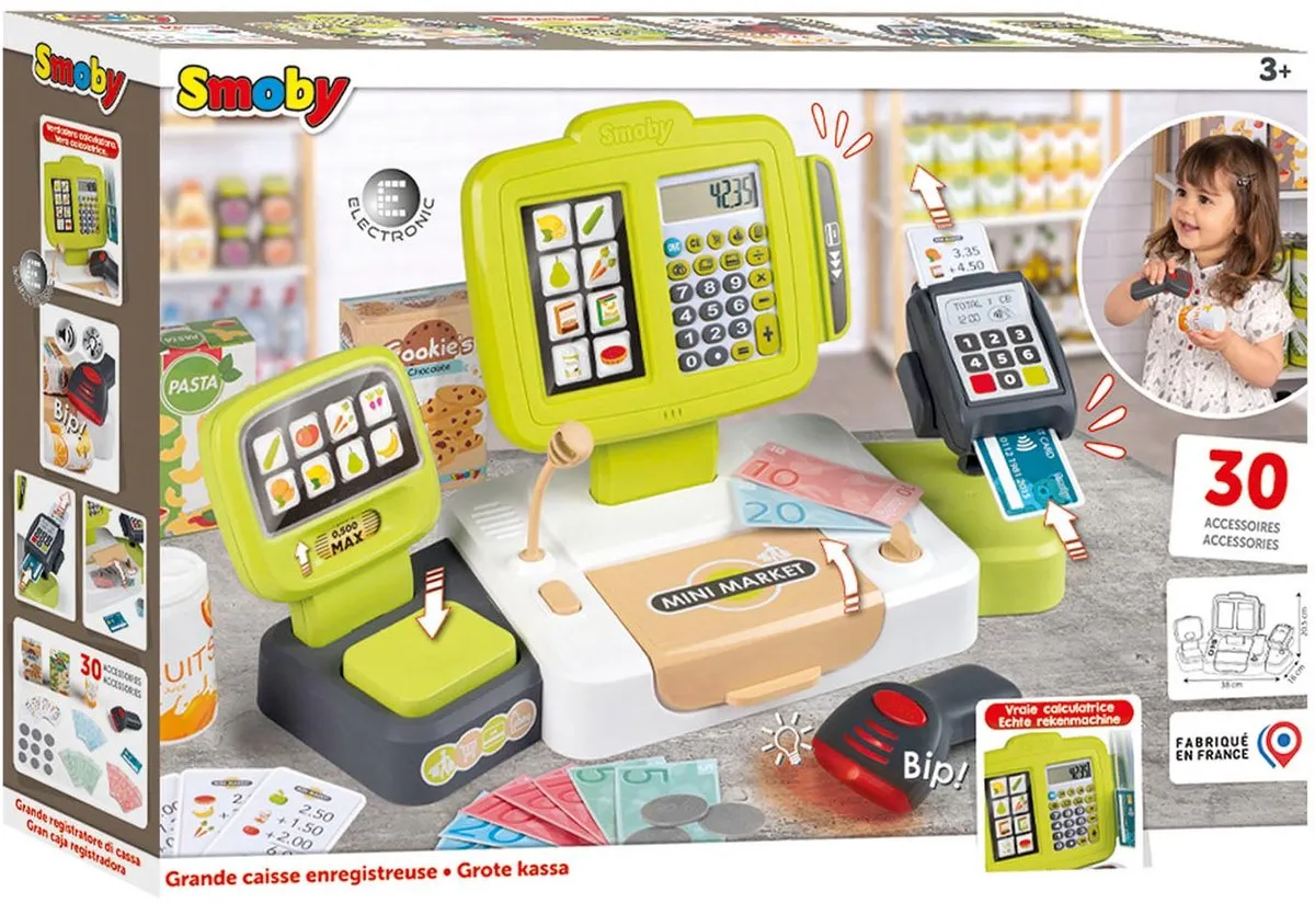 Smoby Elektronische Supermarkt Kassa - Multi