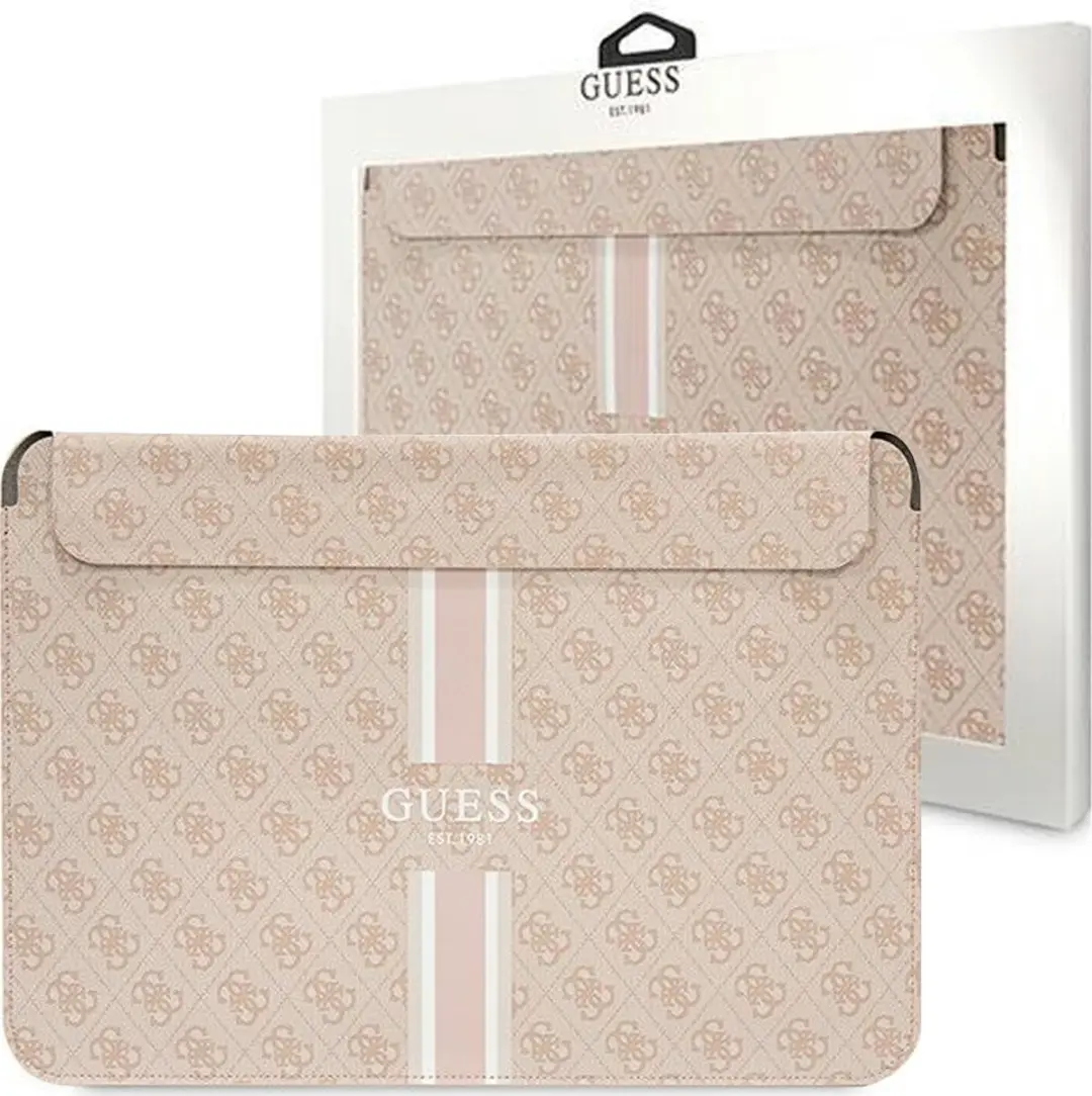 Guess 4G Printed Stripe Hoes MacBook Pro 16" - Roze - GUCS16P4RPSP