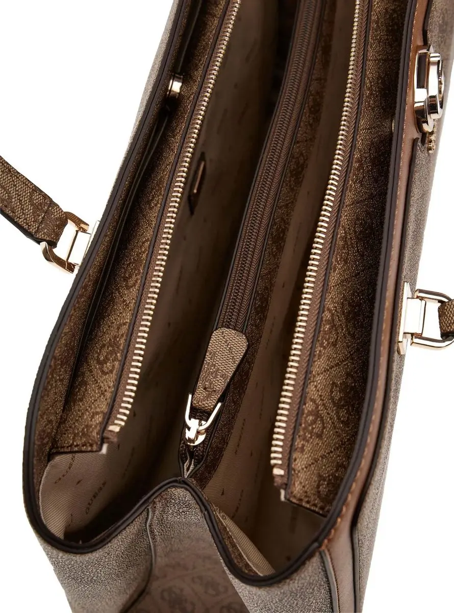 Guess Orlina Laptoptas 13 inch - 5 Vakken - Zand