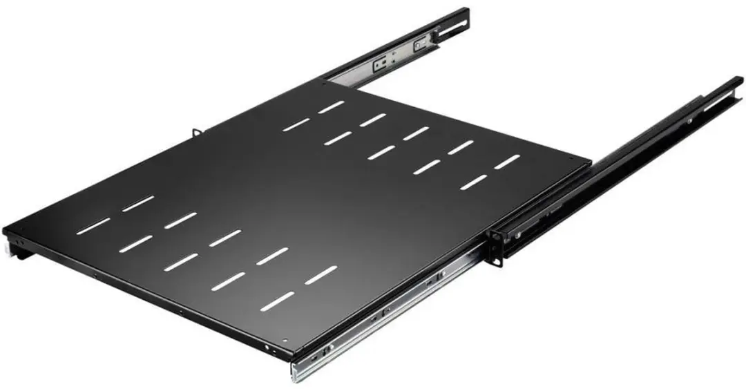 Renkforce RF-7112942 Apparaatbodem 19" - 1 HE - Zwart