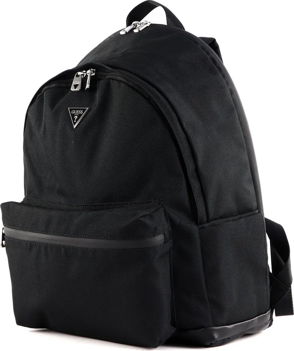 GUESS Tony Round Backpack - 3 Vakken - Zwart