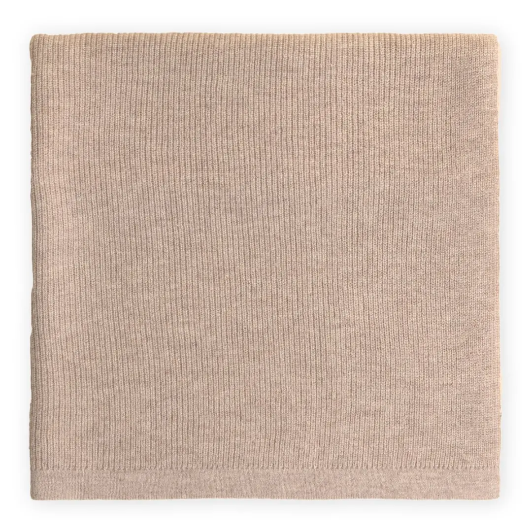 Kare Baby Deken Merino Wol Warm Walnut 70x95cm