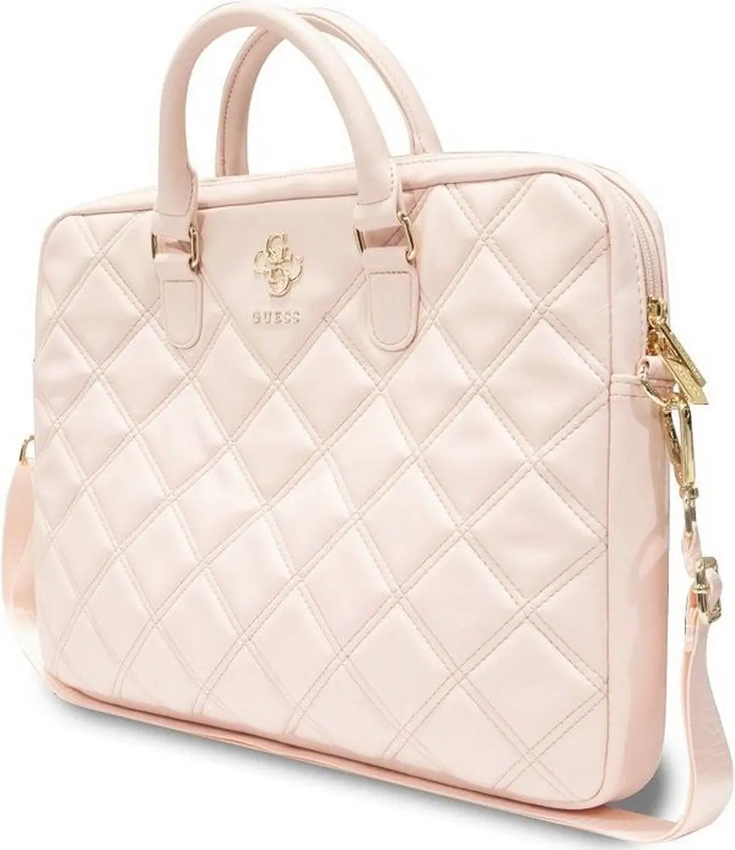 GUESS Quilted 4G Laptop Tas 16"