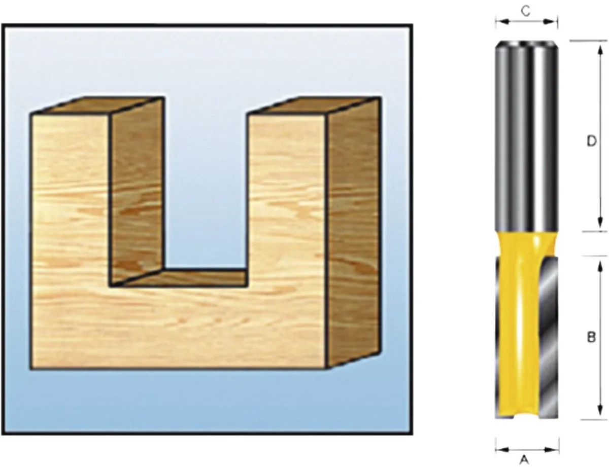 Makita D-10394 Groeffrees 12mm