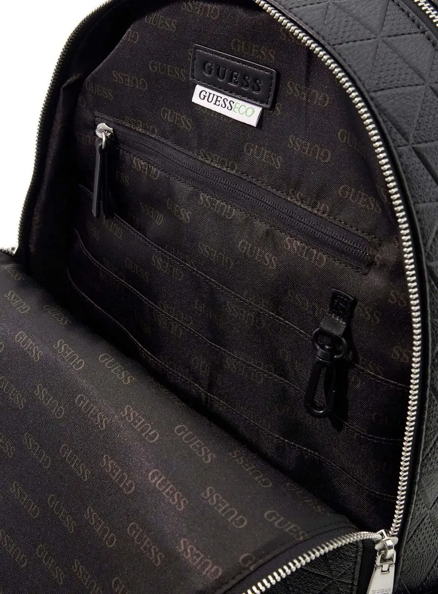 Guess Torino Backpack HMTOTEP6111 BLA - 15 inch - 12 vakken - Zwart