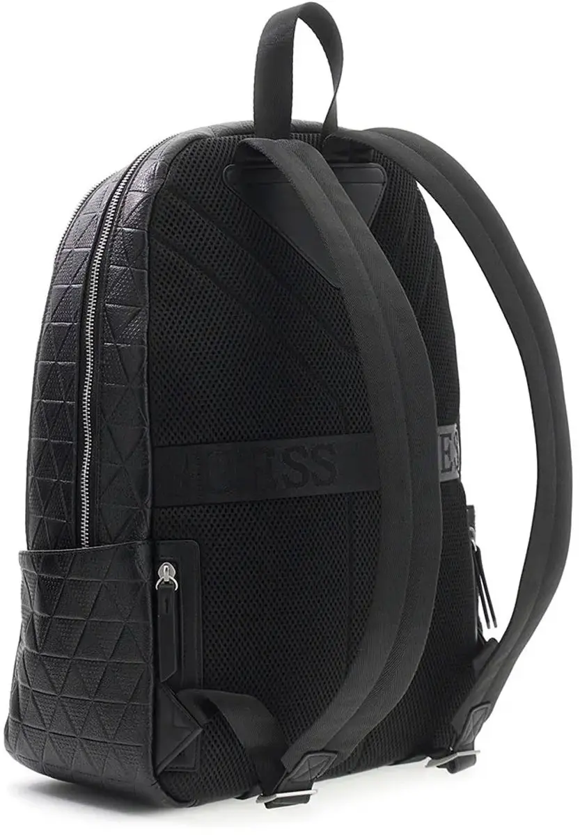 Guess Torino Backpack HMTOTEP6111 BLA - 15 inch - 12 vakken - Zwart