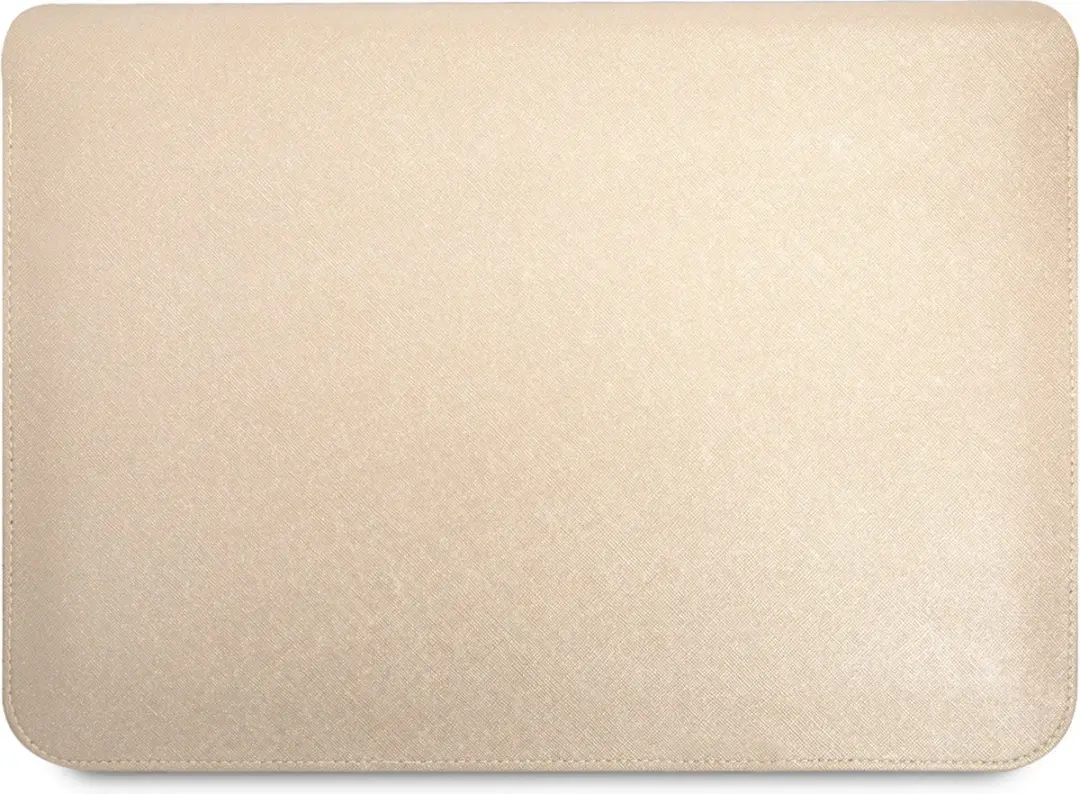Guess Saffiano Triangle Sleeve 14 inch - Beige