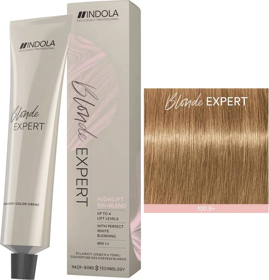 Indola Profession Permanent Caring Color 100.8+ Zwart 60ml