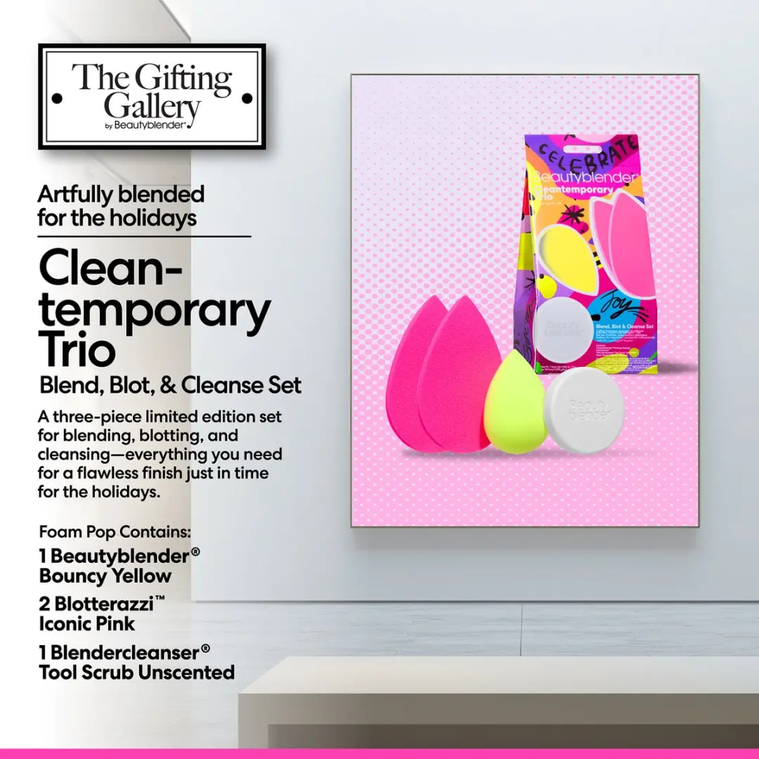 Beautyblender Cleantemporary Trio Blend Blot & Cleanse Set - 5 Stuks