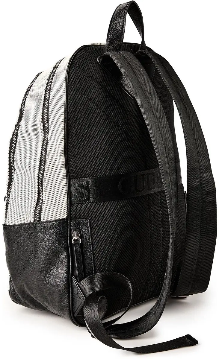 GUESS Torino Backpack HMTOCGP6211 BWH - 15 inch - Zwart/Wit