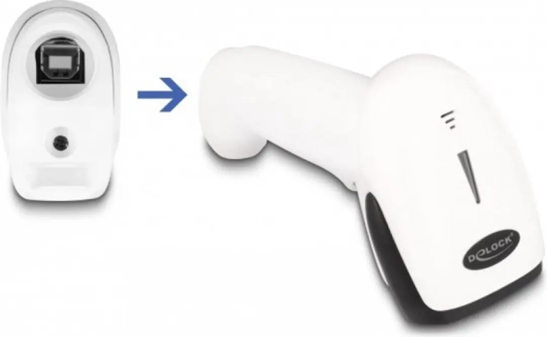 Delock 90587 Barcodelezer 1D/2D - Wit