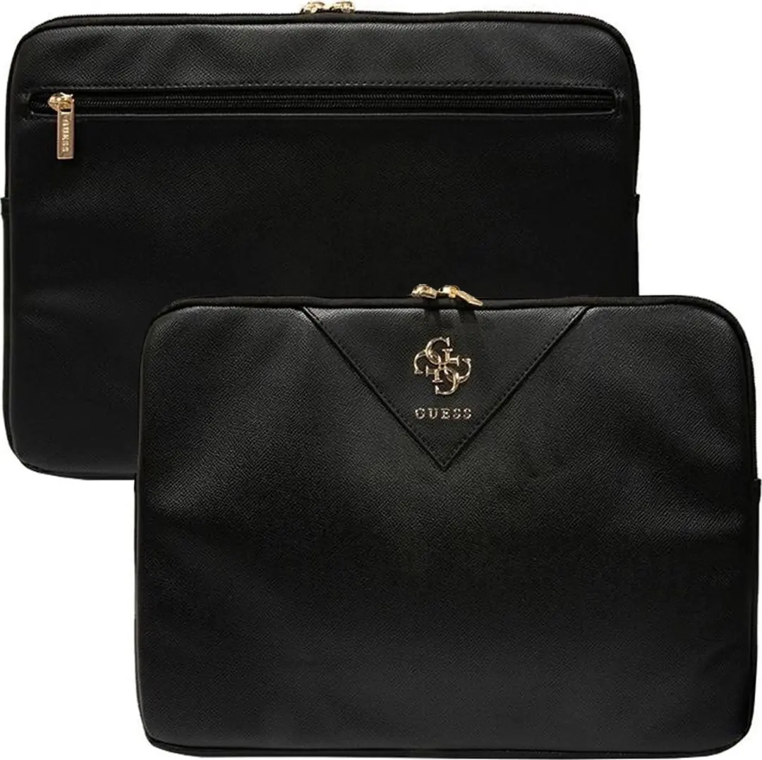 Guess Triangle 4G GUCS16ZPGSTEGK Laptoptas - 16" - Zwart