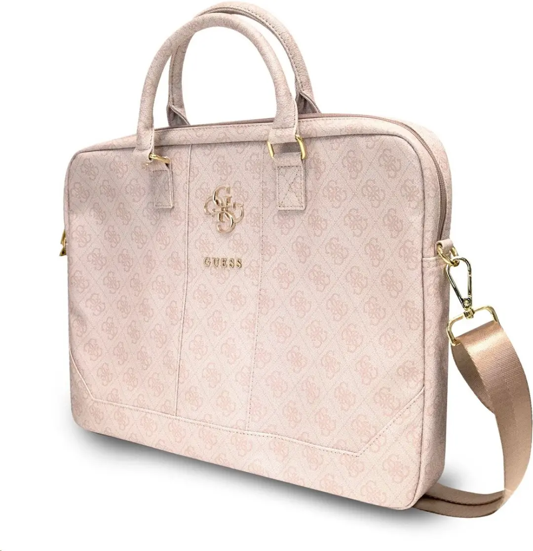 Guess Big 4G Logo Laptoptas GUCB15G4GFPI - 16 inch - Roze