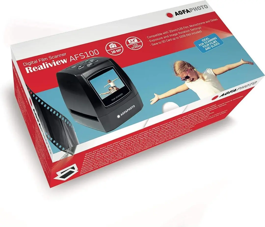 AgfaPhoto Realiview afs100 Filmscanner - Zwart