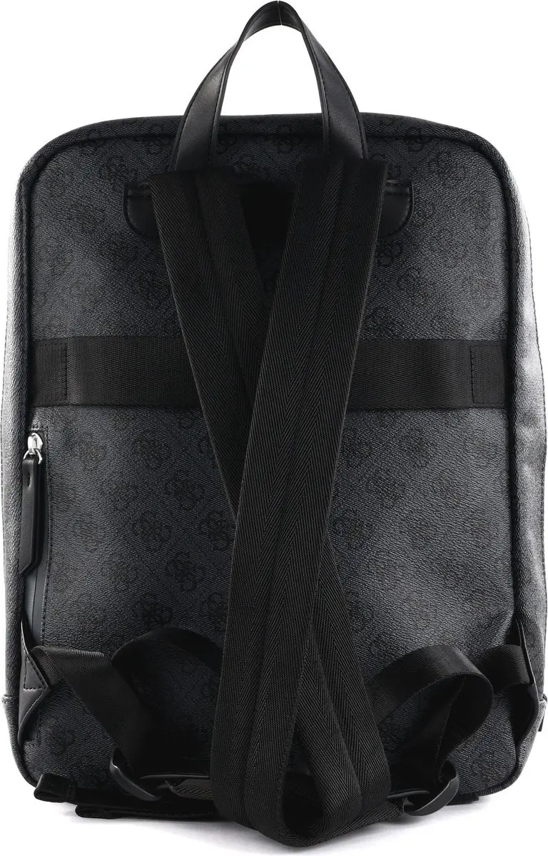 Guess Vezzola Rugzak 14 inch - 9 Vakken - Zwart