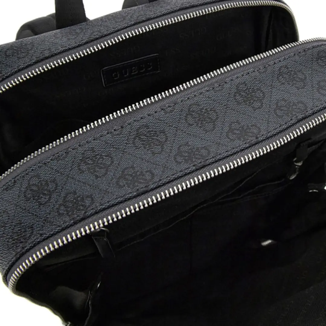 Guess Vezzola Rugzak 14 inch - 9 Vakken - Zwart - afbeelding 6 van 6