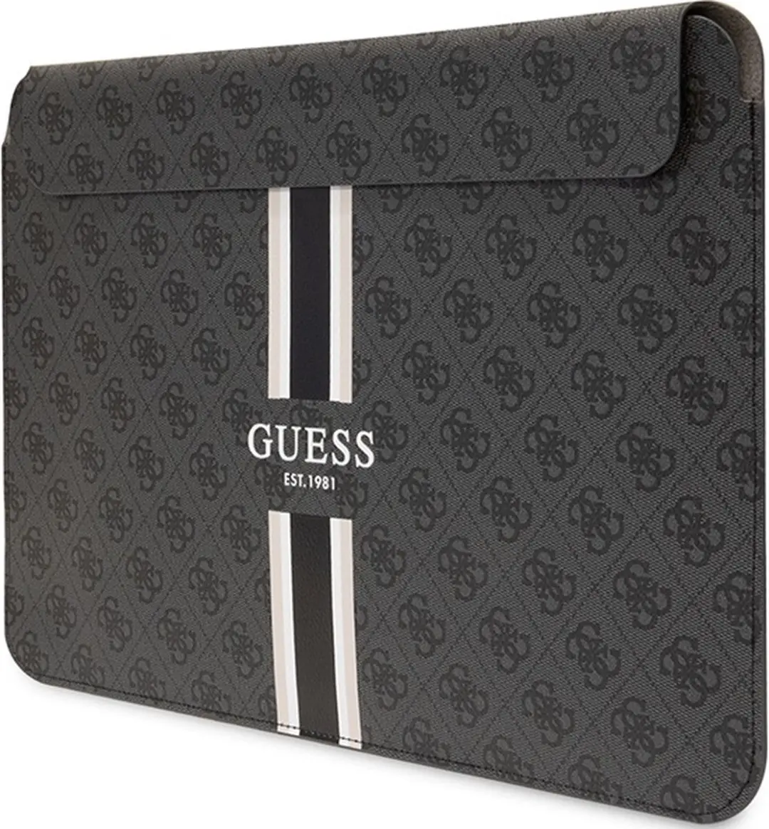 GUESS 4G Printed Stripe Hoes MacBook 16" - Grijs