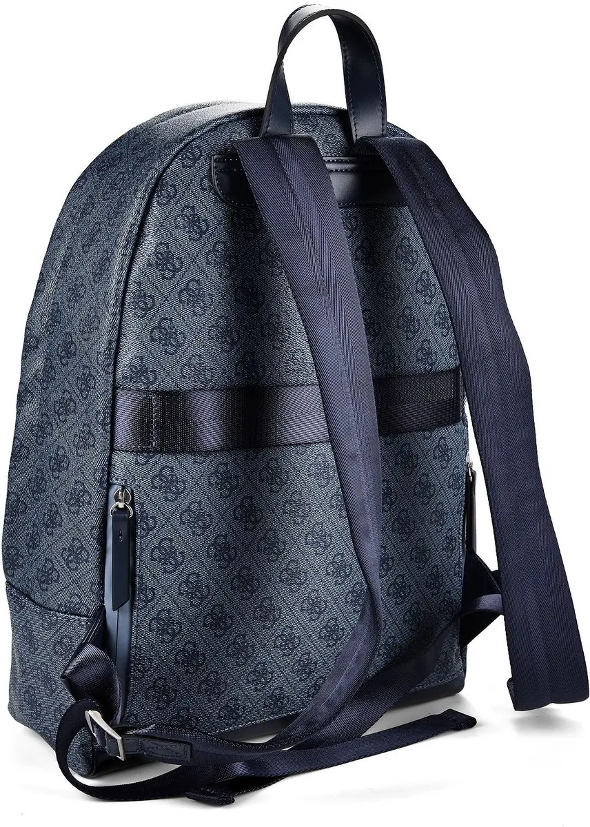GUESS Milano Backpack - 15.4 inch - 5 Vakken - Blue Denim