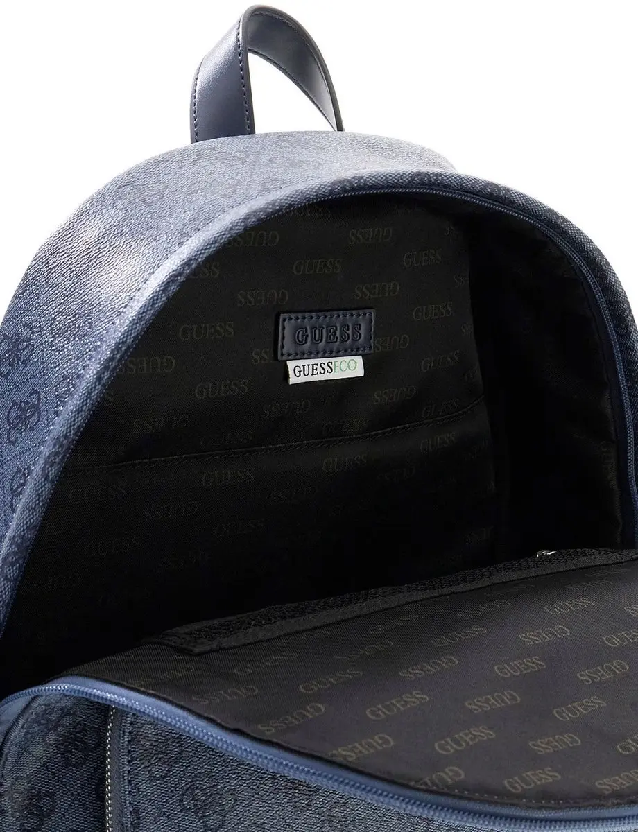 GUESS Milano Backpack - 15.4 inch - 5 Vakken - Blue Denim