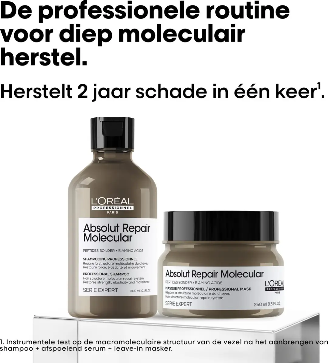 L'Oréal Professionnel Absolut Repair Molecular Bundel - 3 Stuks