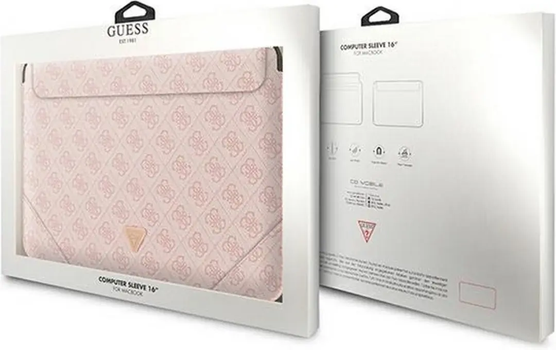 Guess 4G Triangle Laptoptas GUCS16P4TP - 16" - Roze