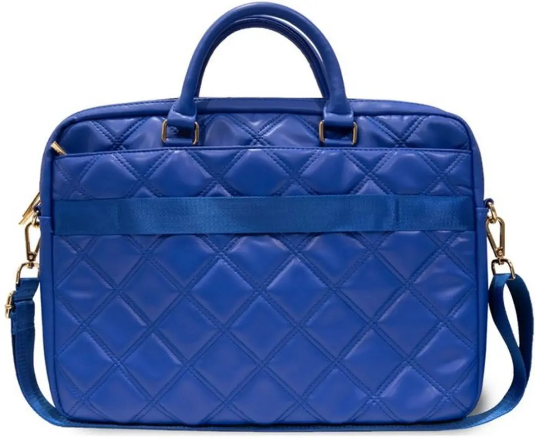 GUESS Quilted 4G GUCB15ZPSQSSGB Laptop Tas - 16" - Blauw