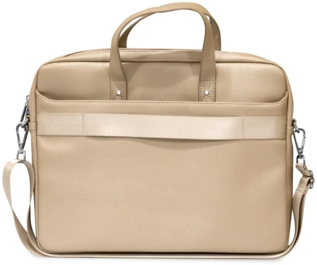 Guess 16" Laptoptas Saffiano Model 3666339051075 - Beige