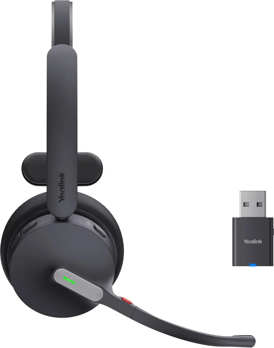 Yealink WH64 Hybrid Mono UC Headset - Zwart