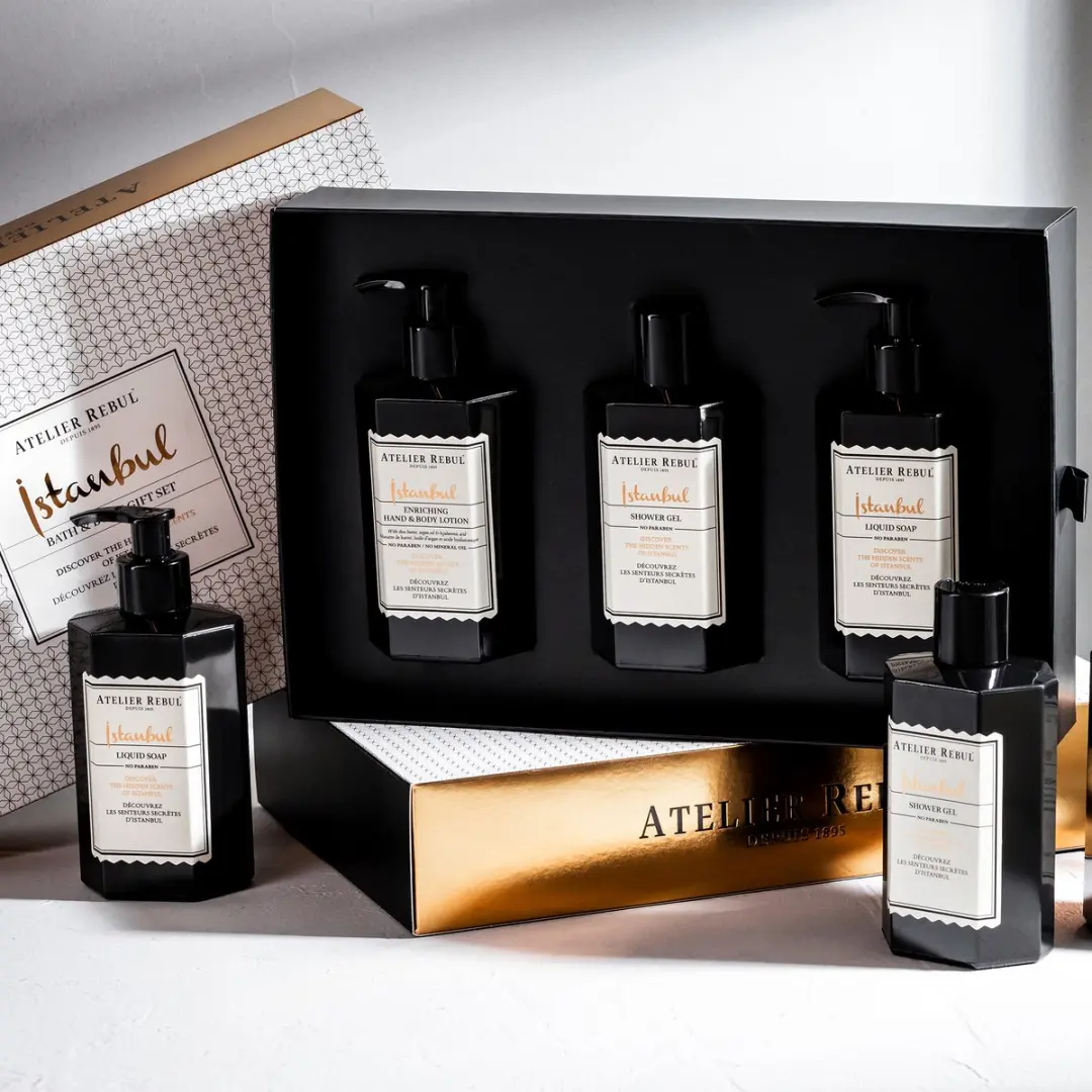 Atelier Rebul Istanbul Bad & Body Geschenkset 750ml - Houtig & Kruidige Geur