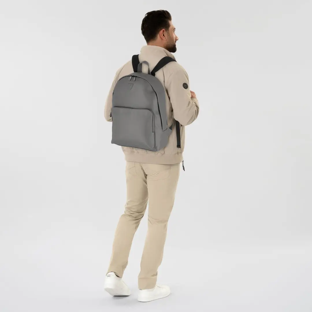 GUESS Milano Compact Backpack HMMISAP5219 AHB - 10 inch - Grijs/Blauw - afbeelding 6 van 6