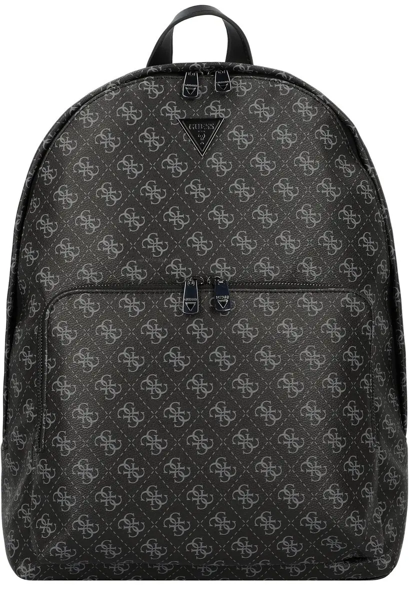 Guess Milano Backpack HMMILOP5219 - 10 inch - 5 Vakken - Dark Black/Orange - afbeelding 6 van 6