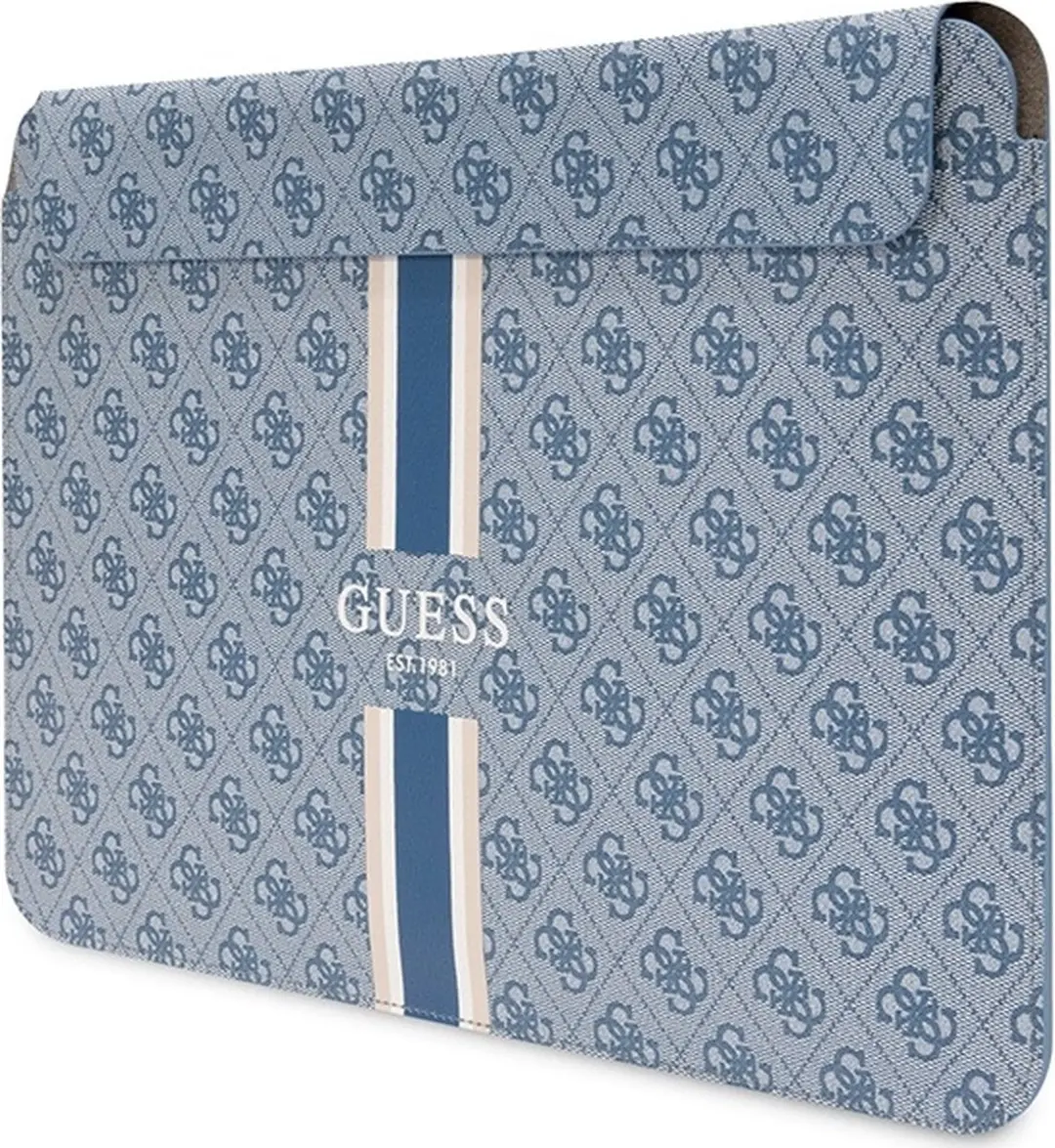 GUESS GUCS14P4RPSB Hoesje 14" - Blauw Strepen