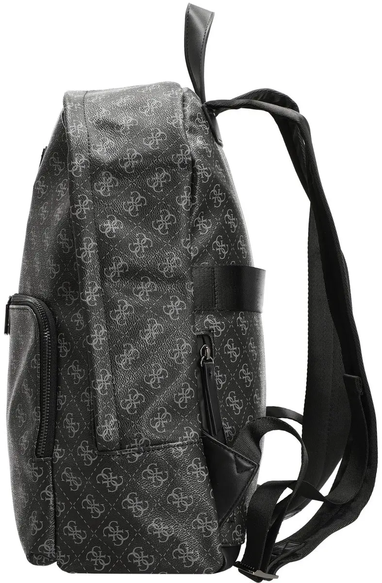 GUESS Milano Backpack HMMILOP5219 DAB - 10 inch - 5 Vakken - Zwart - afbeelding 6 van 6