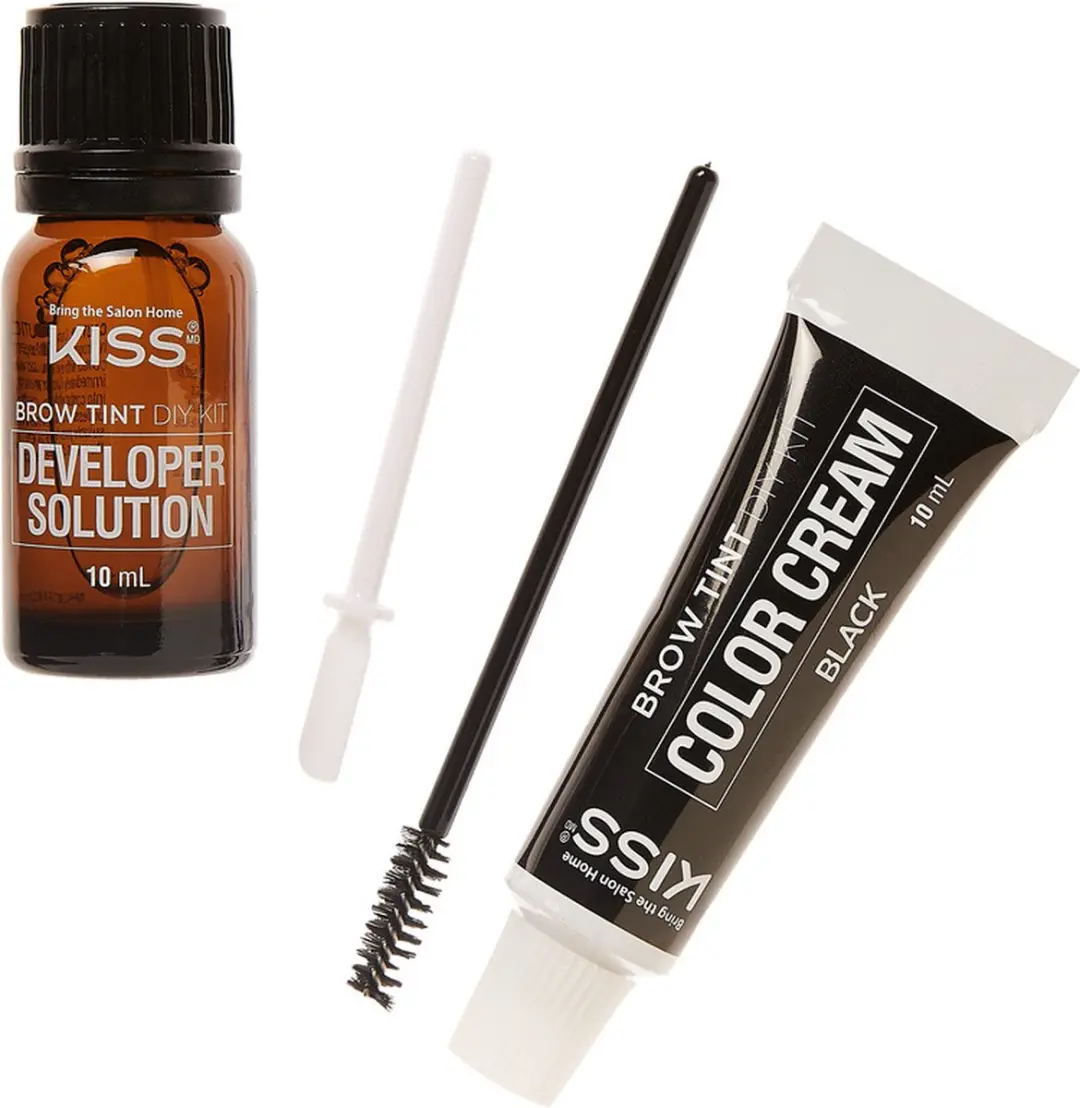 Kiss Brow Tint Kit Zwart - 20ml