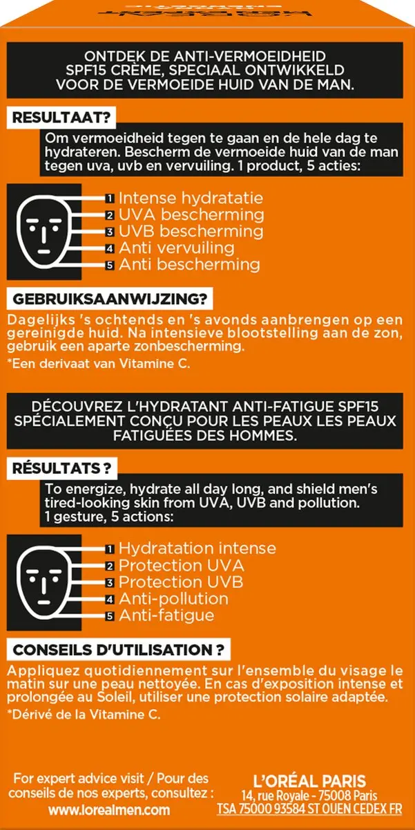 L'Oréal Paris Hydra Energetic Dagcrème SPF 15 - 50ml