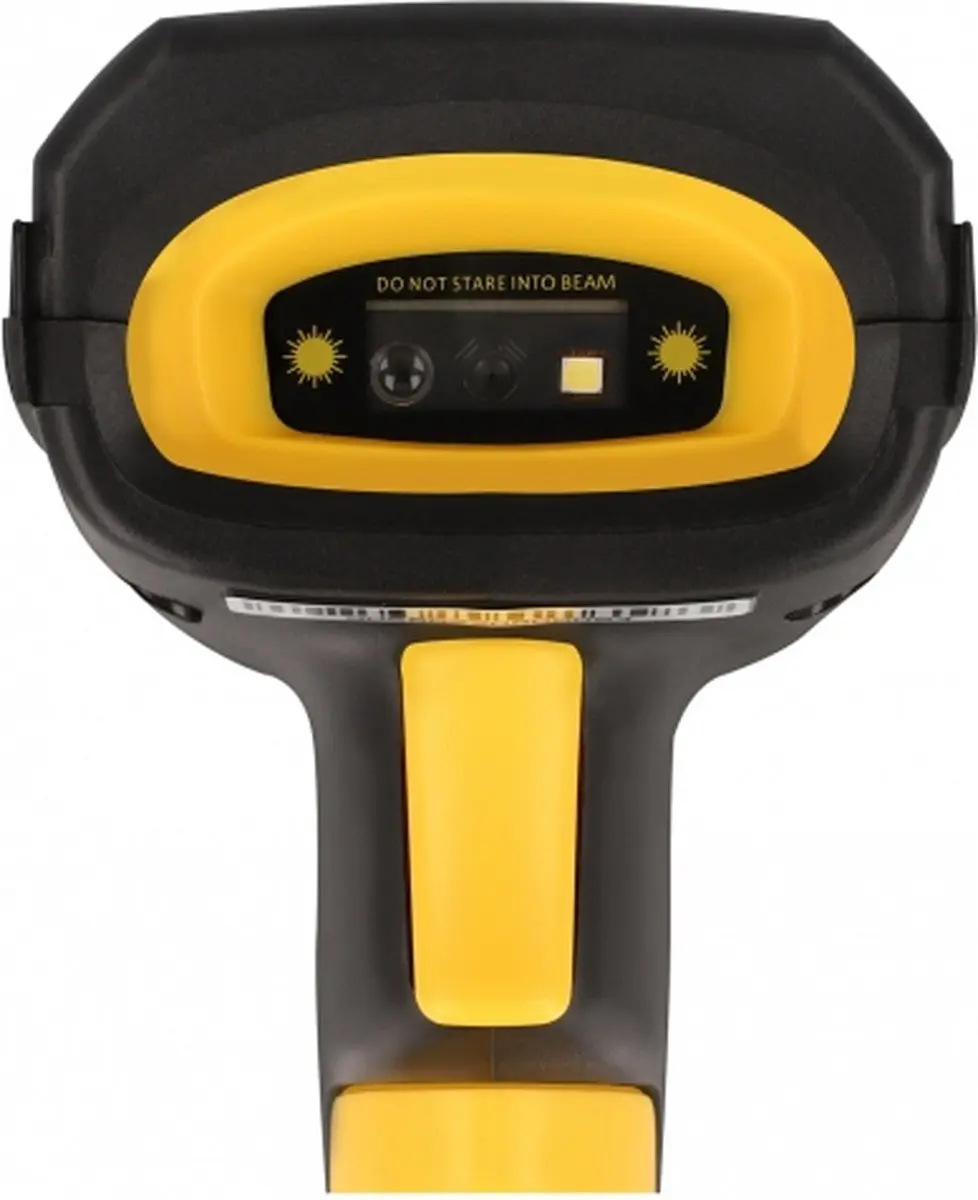 Delock 90586 Industriële Barcodescanner 1D/2D - Zwart/Geel